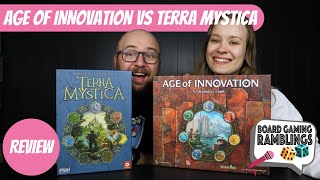 Age of Innovation vs Terra Mystica - Board Game Review & Comparison