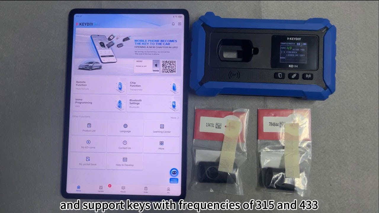 Keydiy KD-X4 Retrieve Yamaha ID49/ID47 Motorcycle Key Barcode -OBDII365