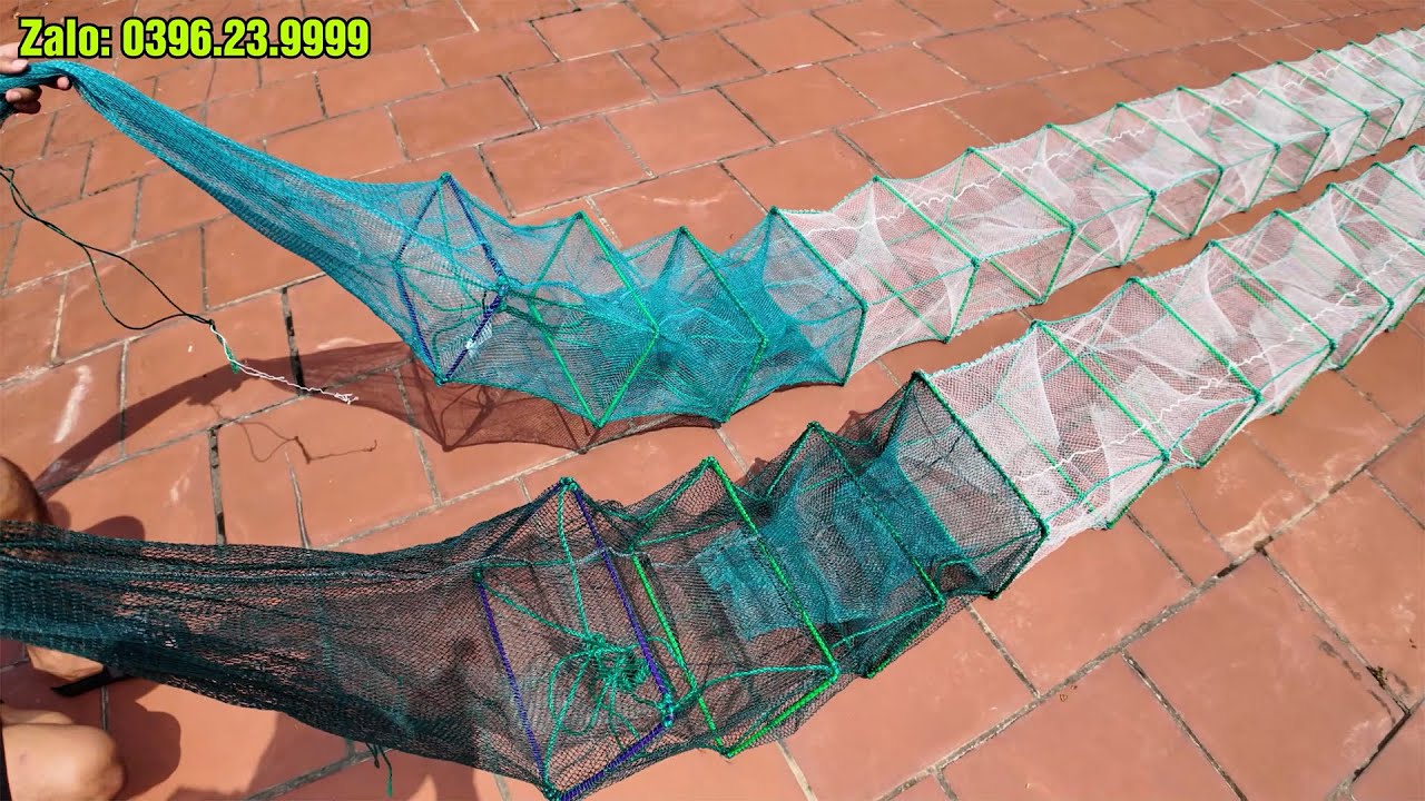 Video số 258 | Mẫu Bát Quái Sông - Hồ 23 x 37cm - Nặng 4,8kg - Dài 9,5m #350k/1 Cái