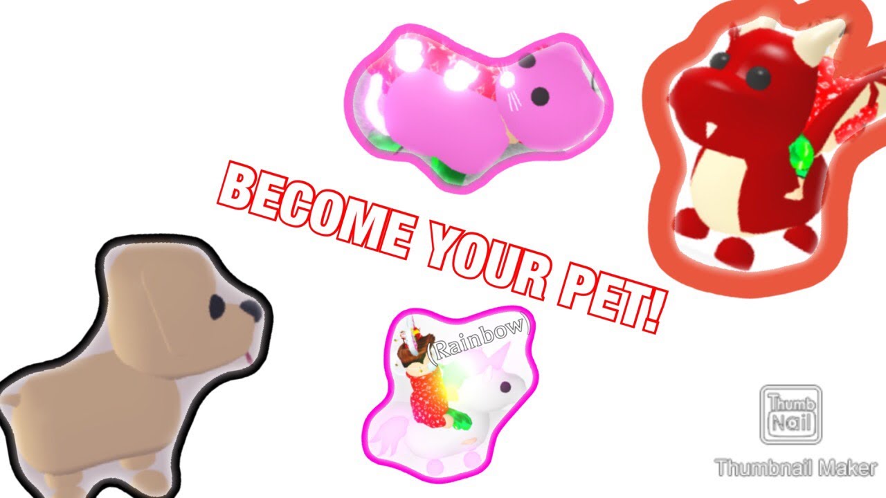 HOW TO BECOME YOUR PET IN ADOPT ME! - YouTube