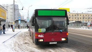 Автобус Mercedes-Benz O405N2 № О 858 Ве 196 Маршрут №37 На Остановке 