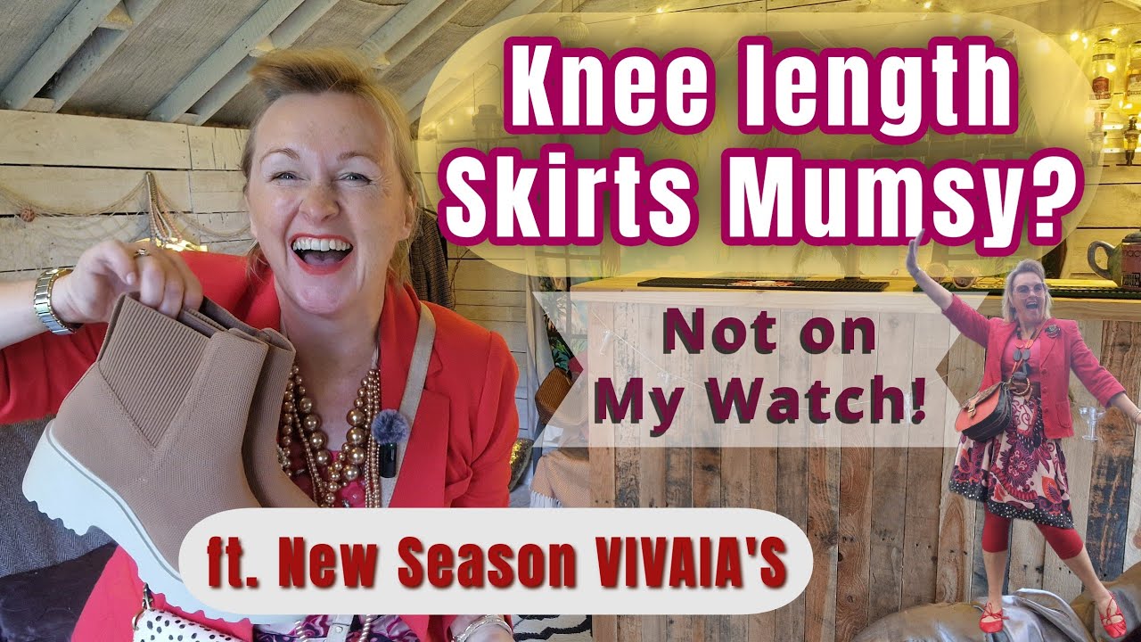 From Mumsy to Modern! 🔥 Styling Skirts with VIVAIA’s Convertible Boots 👢✨ 