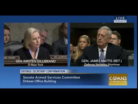 Kirsten Gillibrand and Gen. Mattis - Kirsten Gillibrand and Gen. Mattis
