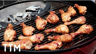 How to Cook Chicken Legs on the Weber Charcoal Grill