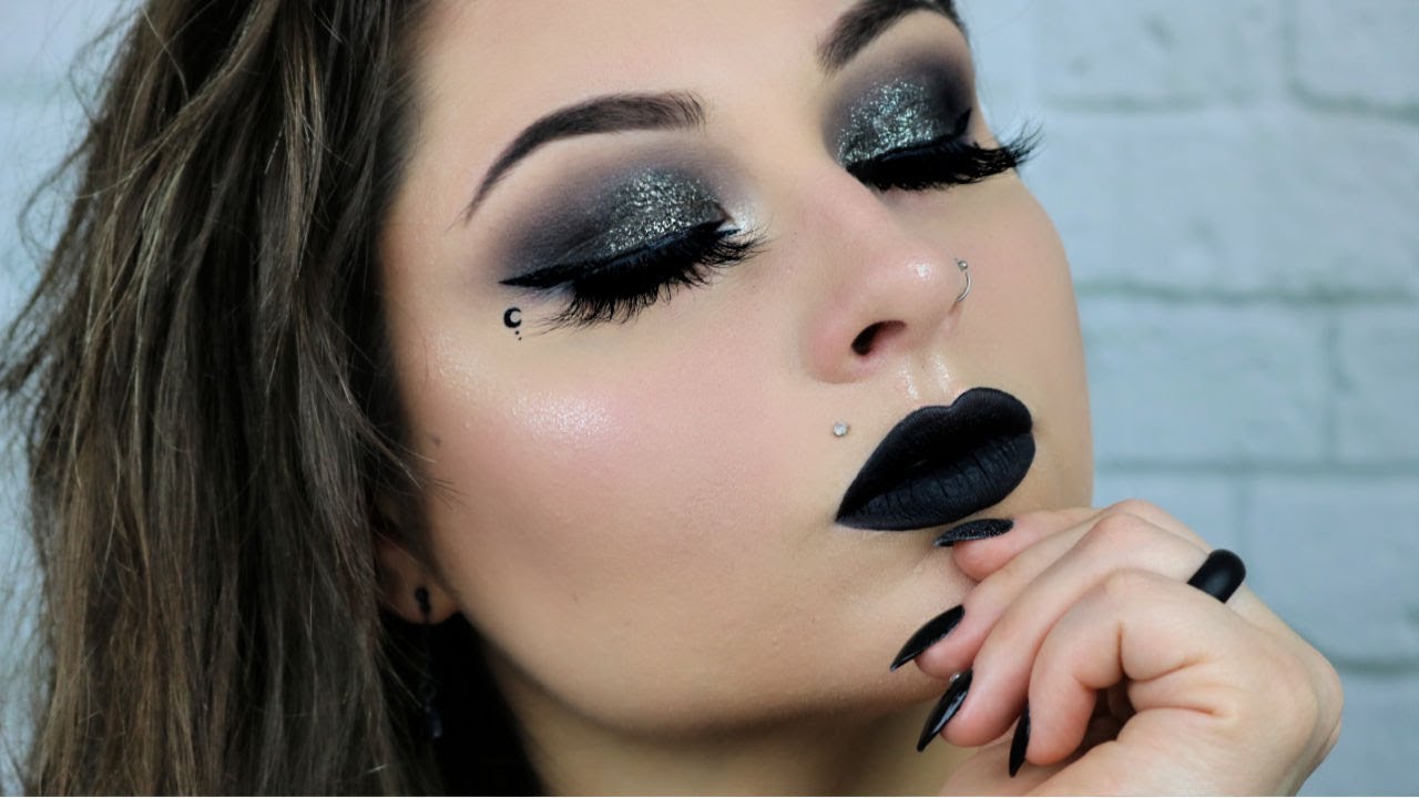 8. "Halloween Makeup: Blue Hair and Witch" - wide 9