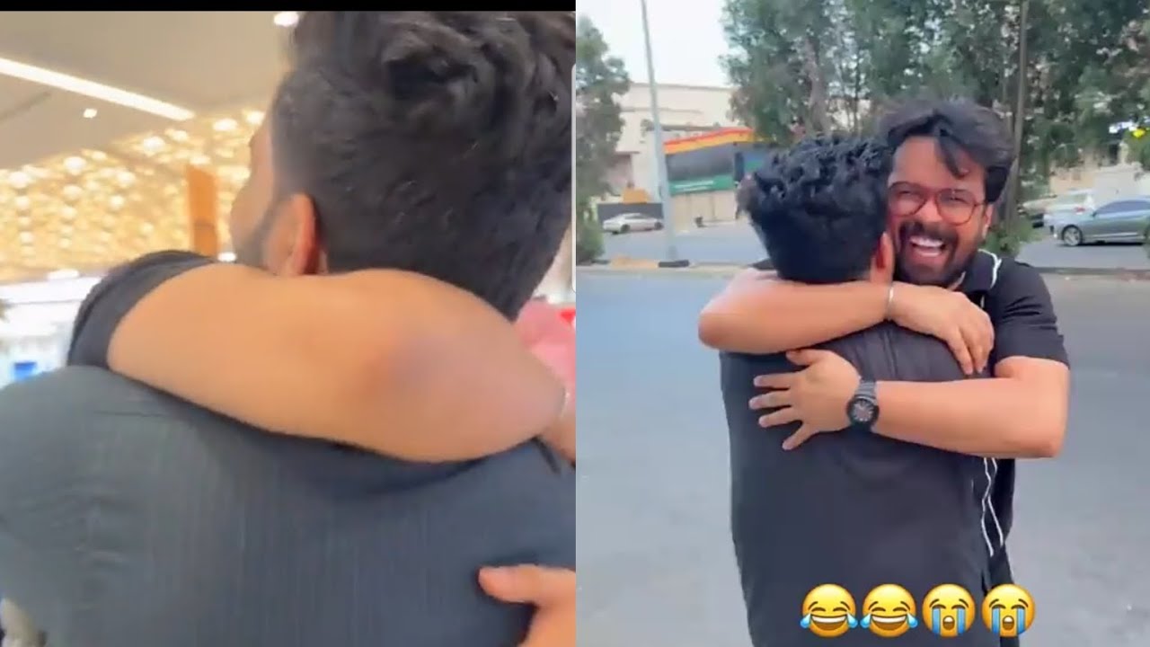 لحظة مؤثرة: ياسر يستقبل محمد في المطار بفرحة لا توصف بعد غياب😍