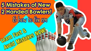 5 Common Mistakes of New Two Handed Bowlers & How To Fix Them #twohandedbowling
