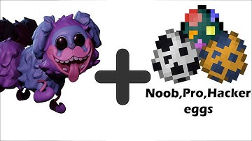 PJ + noob  pro hacker Eggs = ??? Animations #34 || Poppy Playtime Animation