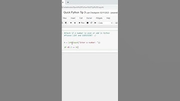 Python in Under One Minute: Checking if a Number is Even or Odd