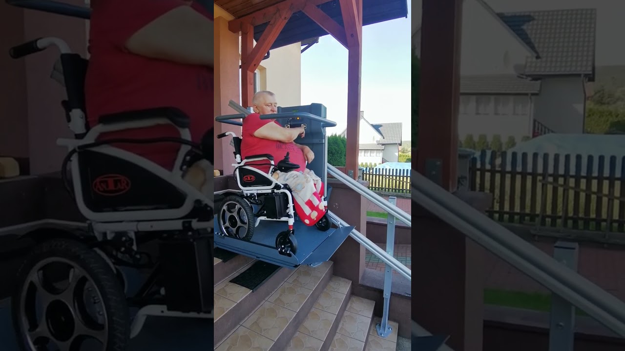 Jak wygląda przejazd platformą schodową Logic Extrema na torze prostym. www.windziarze.com.pl