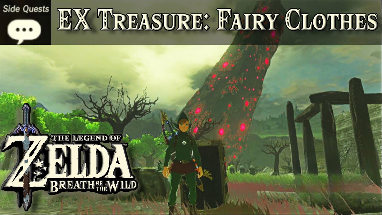 Ex Treasure Fairy Clothes Zelda, BOTW Side Quest Tutorial YouTube