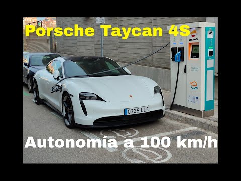 Porsche Taycan 4S: test de autonomía a 100 km/h (Reto M-40)