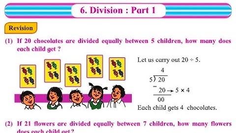 Mathematics Standard 4.Class 4.Topic 6 Division Part 1 #mathematics #education #maths #division .