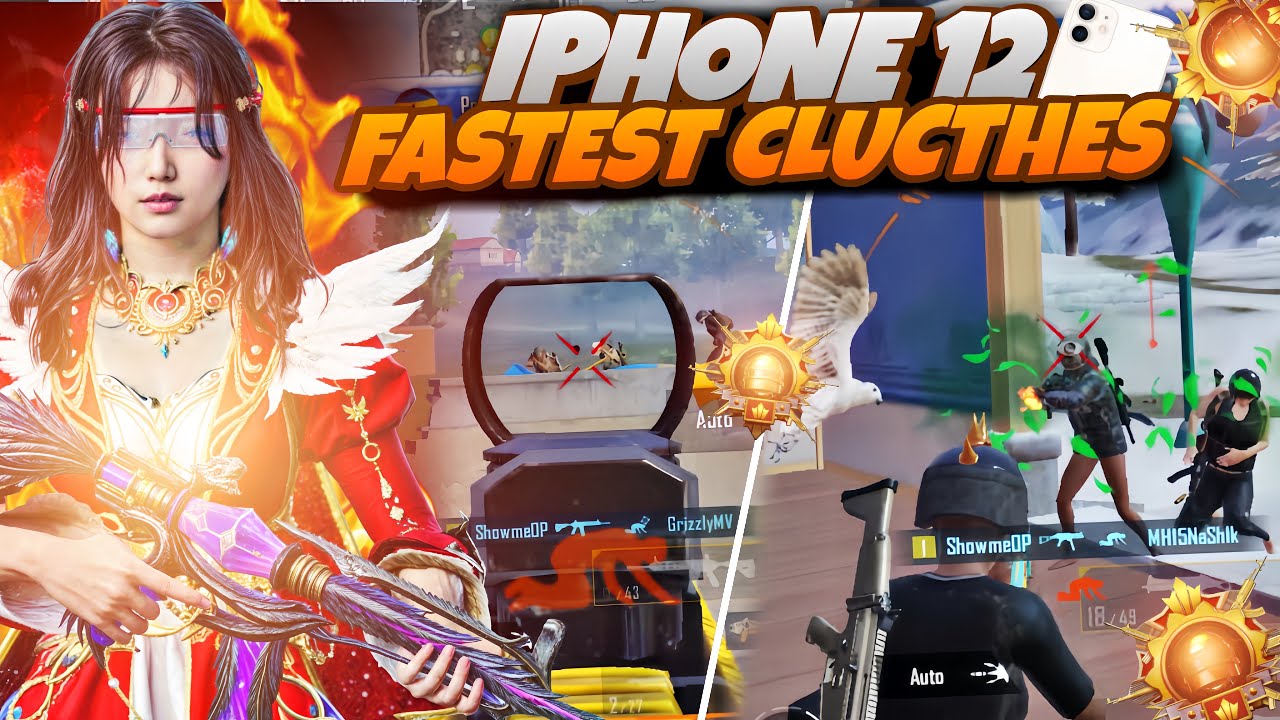 FASTEST 1VS4 CLUCTHES 60 FPS 🔱 IPHONE 12