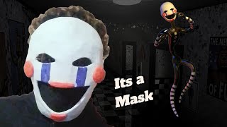 How to make the Marionette/Puppet mask from Five nights at Freddy's 2. (Very easy)