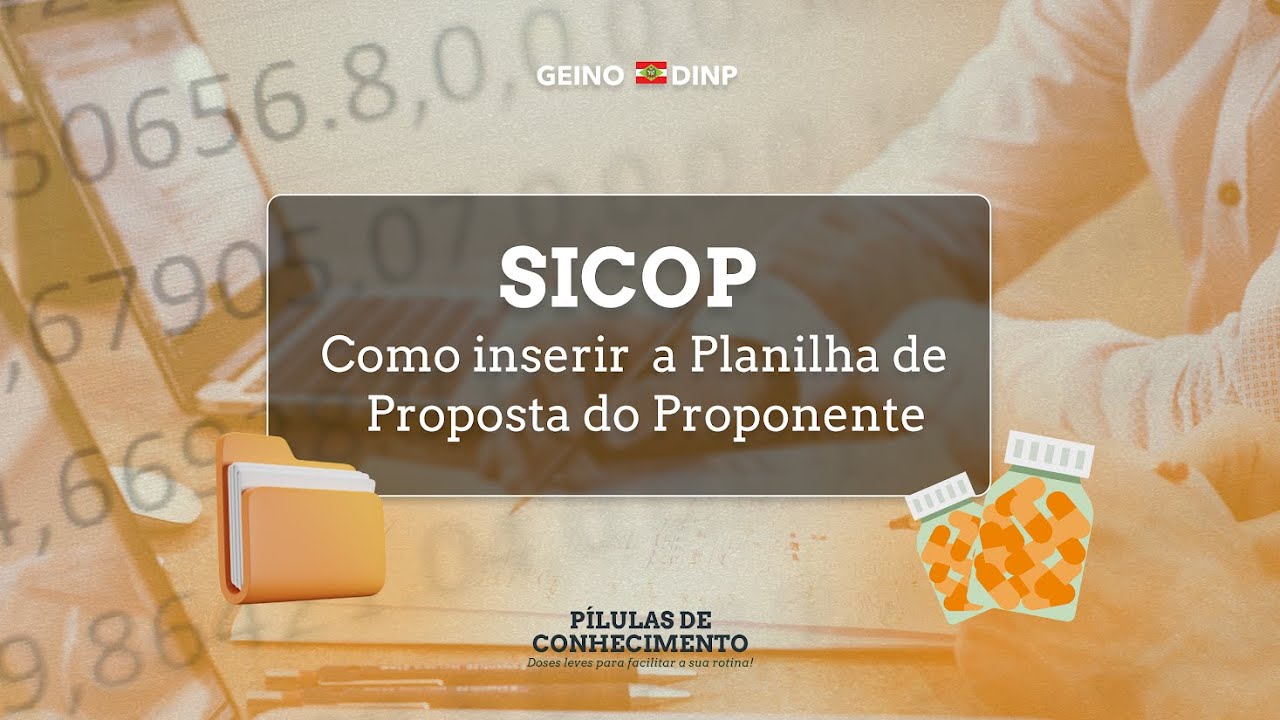 SICOP: Como Inserir a Planilha de Proposta do Proponente - YouTube