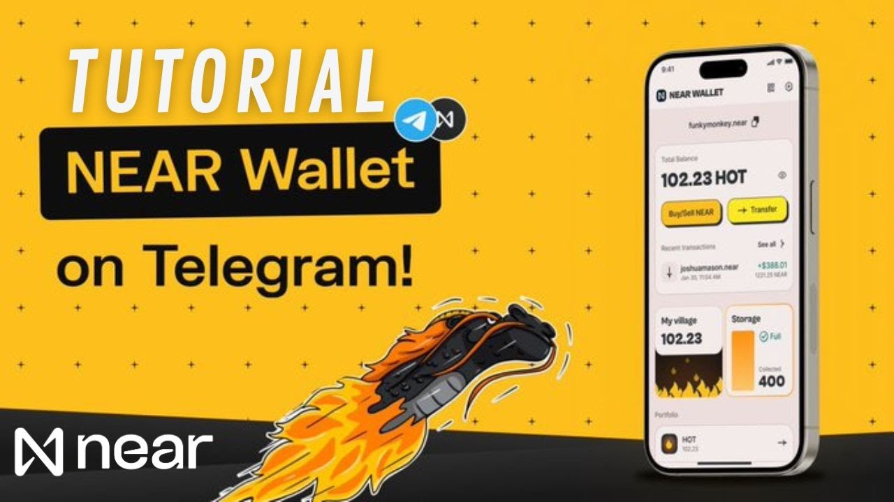 Tutorial carteira NEAR para Telegram - YouTube
