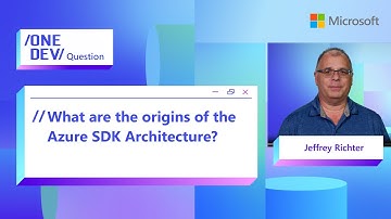 What are the origins of the Azure SDK Architecture?