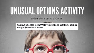 Unusual Options Activity Scanner SAVA Unusual Options Activity Screener