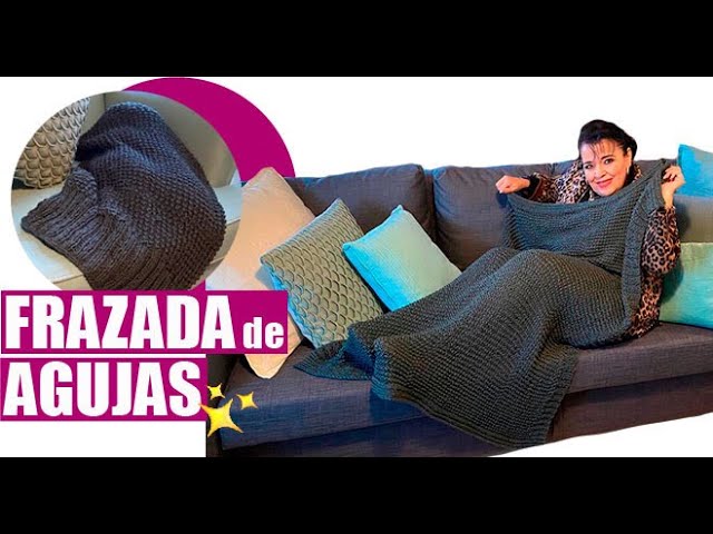 Tejer a lo grande: dónde comprar agujas y lana XXL  Colchas tejidas a mano,  Lanas gruesas, Mantas de ganchillo gruesas