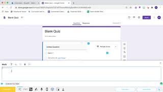 Equatio Extension in Google Forms- 1 min PD
