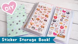How to Make Sticker Storage Book | Relaxing Paper Crafting
