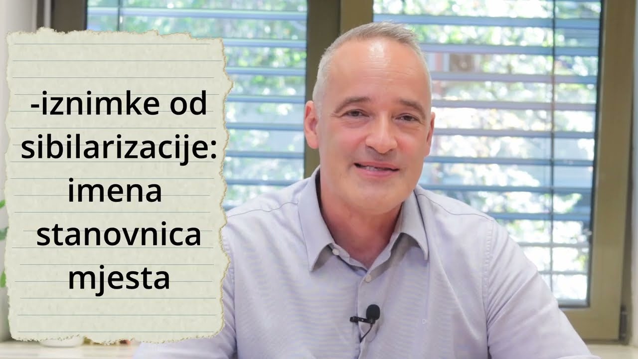 PONAVLJAMO: SIBILARIZACIJA