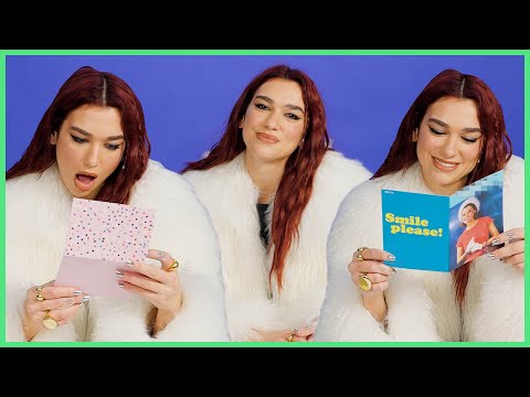 Dua Lipa reading your fan mail drops Tuesday on @globalplayer, the