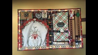 Christmas junk journal (journaling set) with Christmas lights and jingle bells screenshot 2