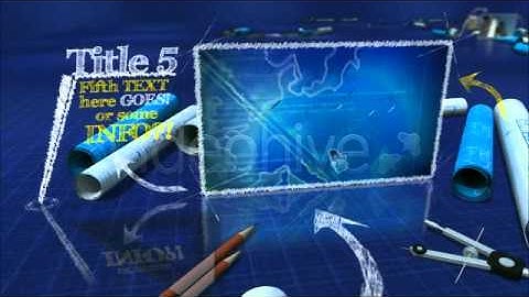 Corporte Blueprints after effects template