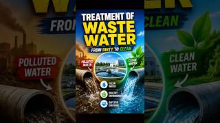 TREATMENT OF WASTE WATER|PART 2|SHORT NOTES #civilengineering#trending#shorts#success#motivation