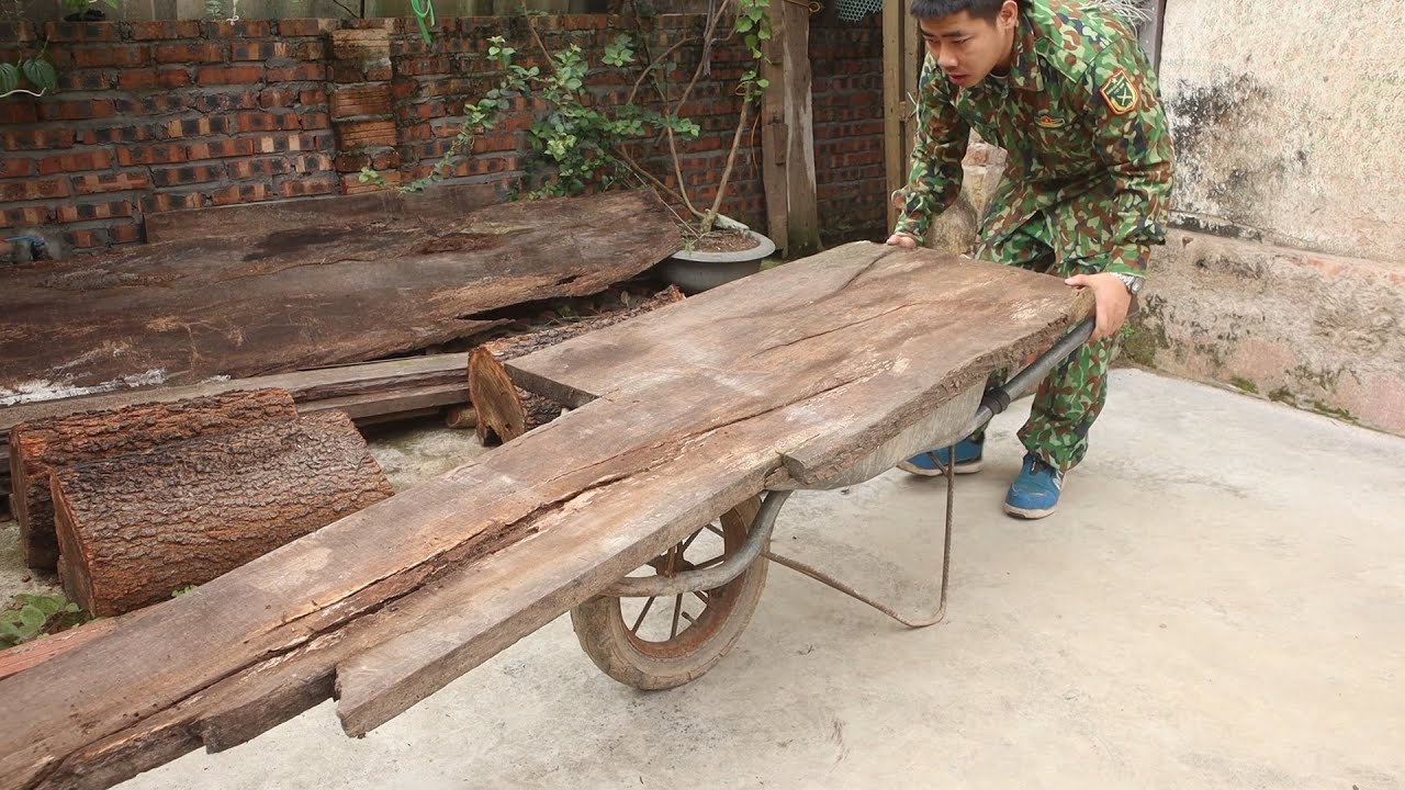 Few People Know About This Technique! Restore Completely Damaged Antique Wooden Plank To Amazing ART