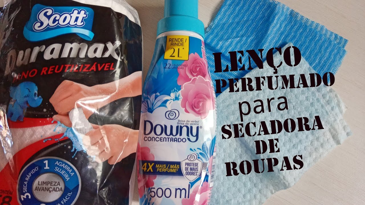 Lenço perfumado para secadora de roupa #geovanezanca #midea  #secadoraderoupas - YouTube