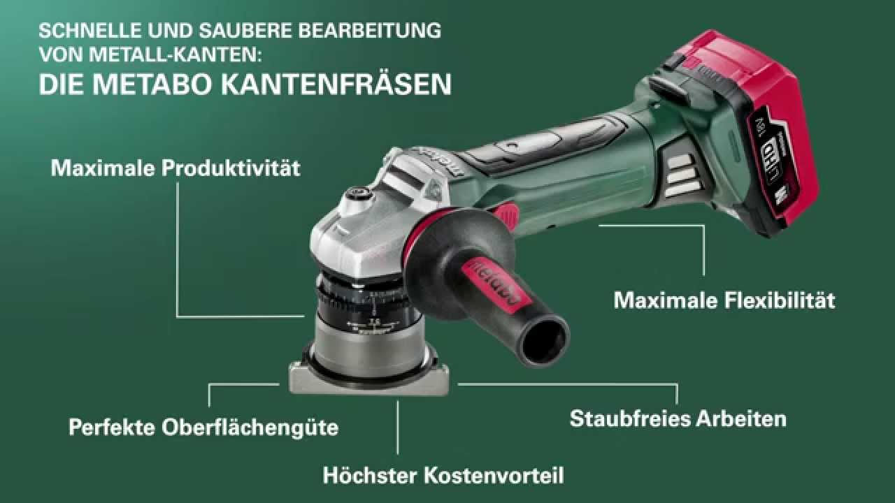 KFM 18 LTX 3 RF (601754840) Akku-Metall-Kantenfräse | Metabo 