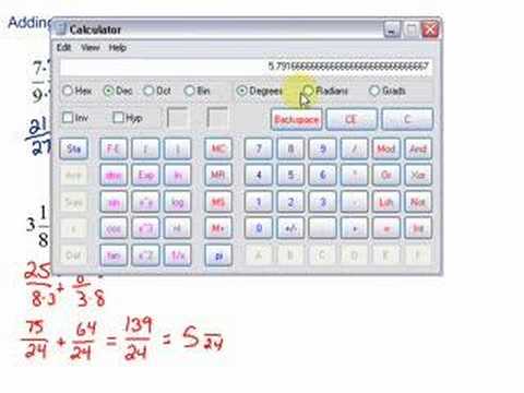 Adding & Subtracting Fractions and Mixed Numbers - YouTube