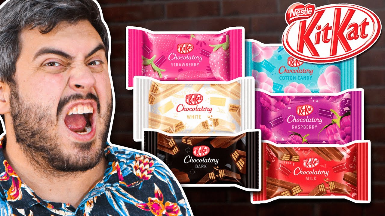 Provamos Todos os Sabores de Kit Kat