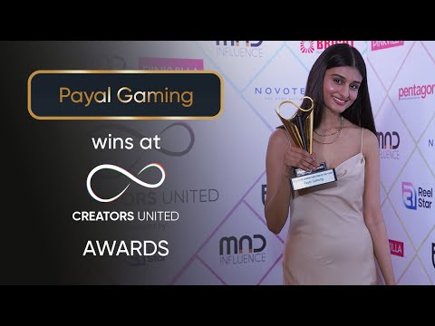 PayalGaming Wins Fan Favourite Streamer Of The Year - Female Award