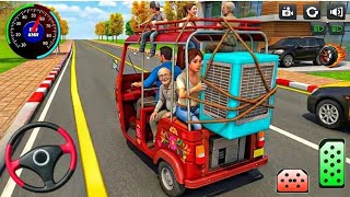 टुक-टुक रिक्शा ड्राइविंग गेम 3D _ मॉडर्न सिटी रिक्शा सिम्युलेटर गेम _ एंड्रॉइड गेमप्ले screenshot 1