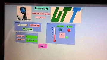 Termómetro físico y en software con arduino