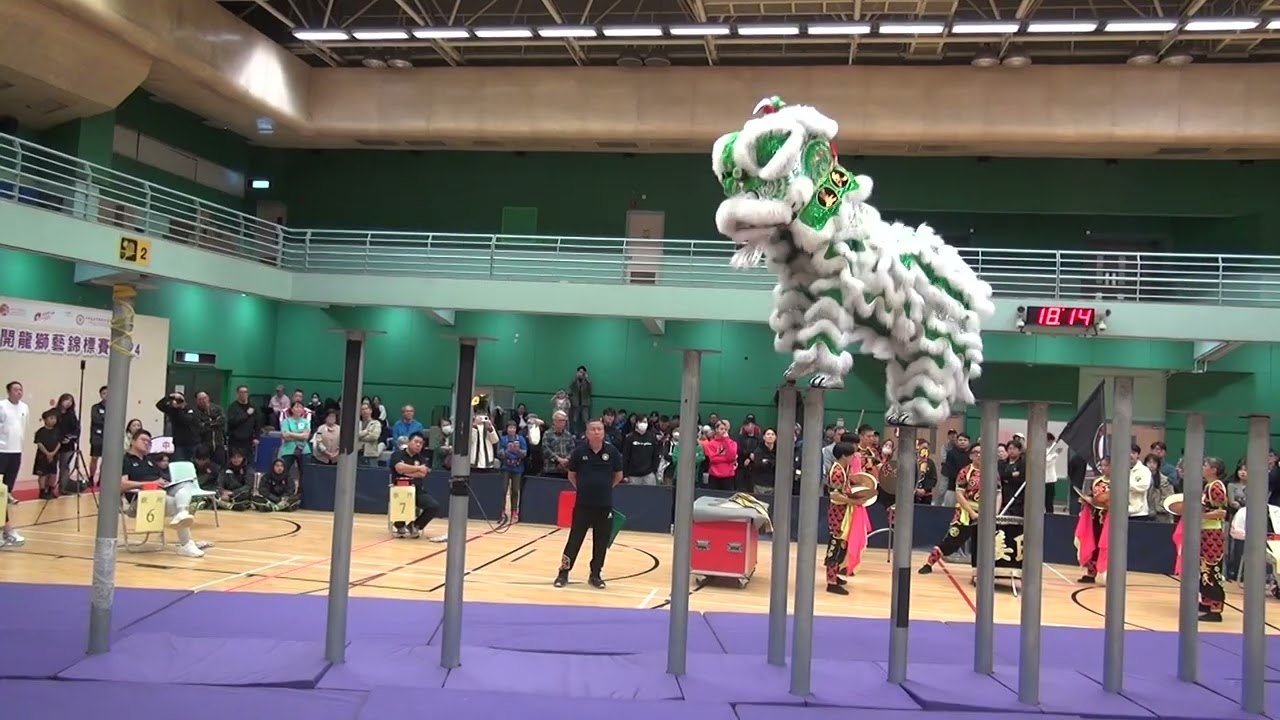 【全港公開龍獅藝錦標賽2024】殿軍 3rd runner-up 姜氏金龍酲獅團 20241201