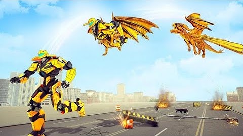 Dragon Robot Car Game – Robot transforming games Android  Gameplay HD.