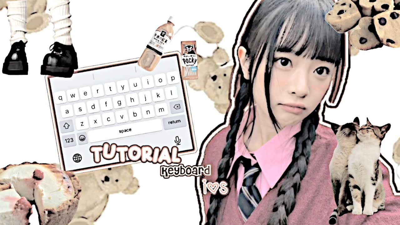 𓏲 ⩩ 🍪 — Tutorial keyboard iphone (ios)！ - YouTube