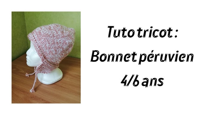 TRICOT] BONNET ♥ pour ENFANT 3-4 ans ♥ Partie 1 🐑 