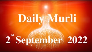 Daily Murli English 2 September 2022|daily english murli|murli in english|english murli today|Murli