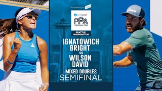 Ignatowich and Bright take on Wilson and David in the Semis in Seattle