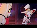 Lucifer from Hazbin Hotel except he leaves