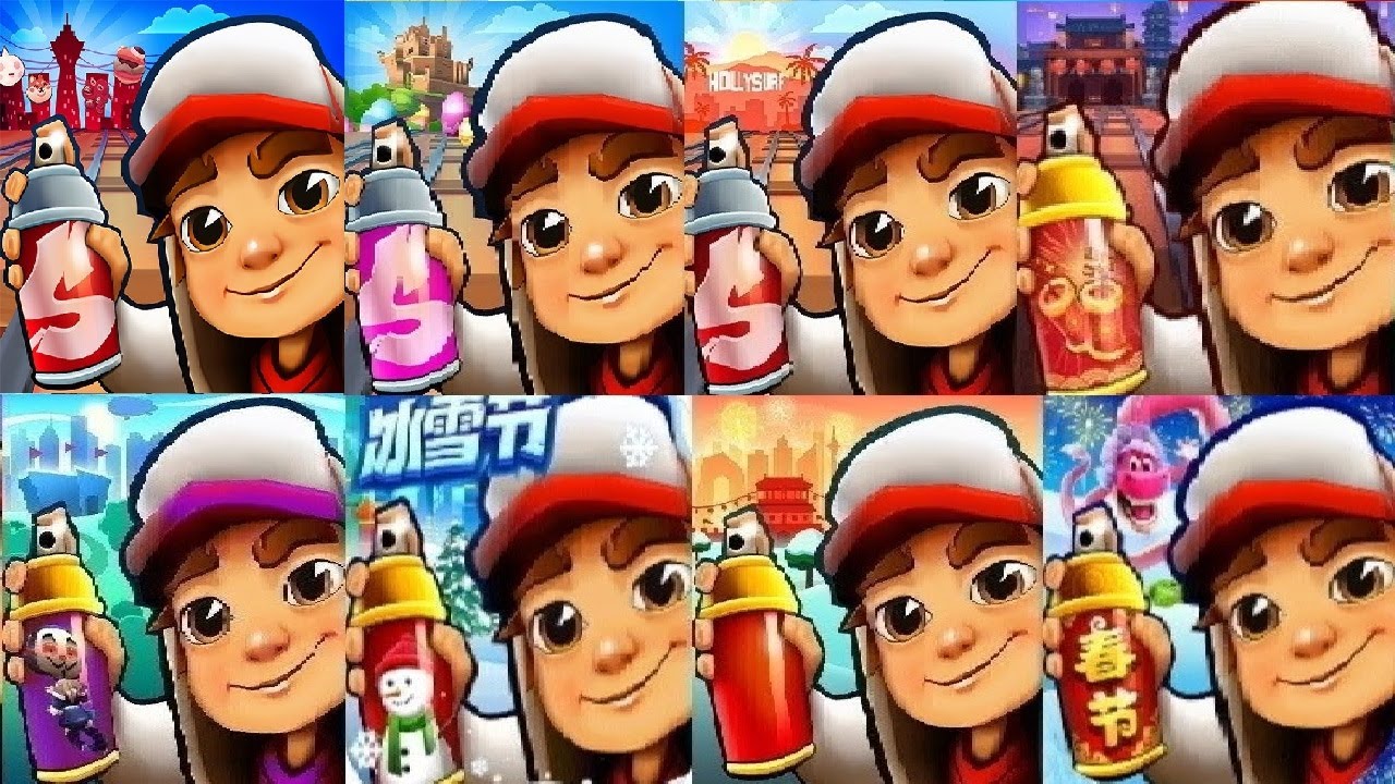 Subway Surfers 2024 VS 2025 Osaka Edinburgh Chinese Version Hollywood little rock Journey  the East
