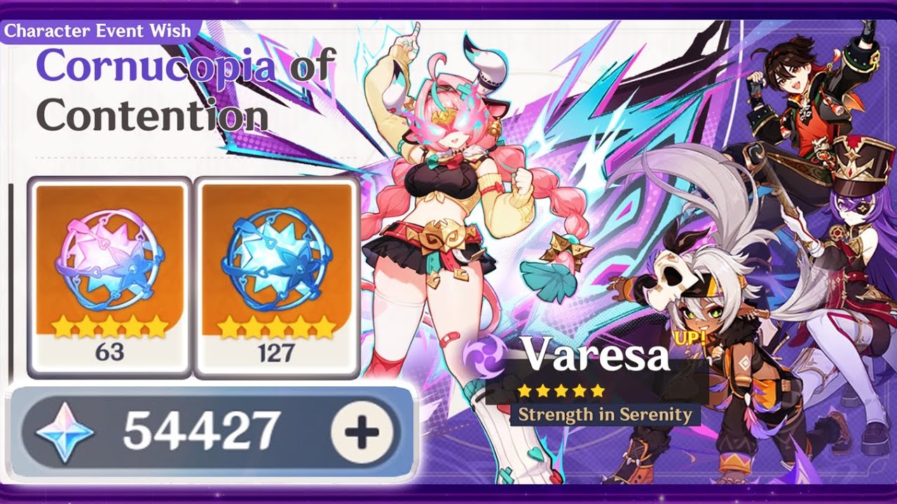 Varesa 451 pulls and i almost got what genshin impact wish