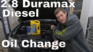 2.8 Duramax Chevy Colorado & GMC Canyon Oil Change