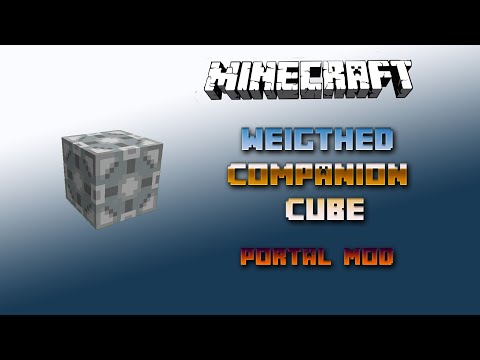 Weigthed Companion Cube ? Minecraft Portal Mod Tutorial ? Deutsch / German
